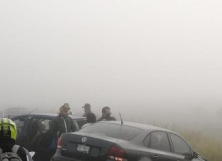 Accidentes vehiculares en Cosoleacaque , por intensa neblina