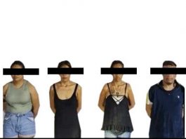 Captura SSP a tres mujeres y un hombre con 72 dosis de cristal en Poza Rica