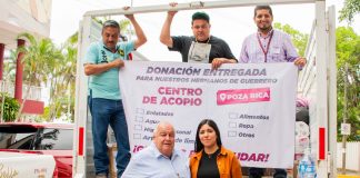 Fernando Remes Garza envía 6.5 toneladas de apoyos a damnificados de Guerrero
