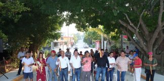 Llega urbanización a colonias de Tihuatlán