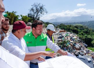 PMA y Misantla, inician trabajos de remediación en botadero a cielo abierto
