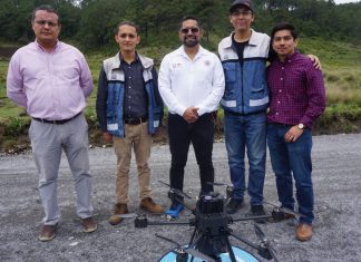 ITSPR participa con drones en campaña “Fabriquemos Agua Reforestando”