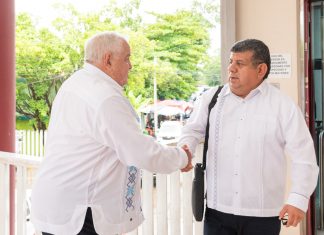 Fernando Remes recibe a autoridades de Seguridad Estatal