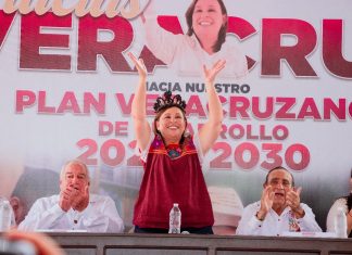 Fernando Remes recibe a Rocío Nahle en Poza Rica