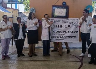Primaria Manuel I. Llorente recibe certificación como Promotora de la Salud