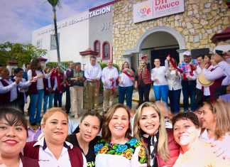 Inaugura la Gobernadora Unidad Básica de Rehabilitación y el IMM