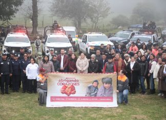Arranca Gobierno del Estado Caravana Abrigando Corazones