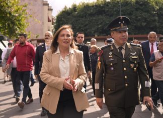 Gobernadora Rocío Nahle asegura el derecho a la libre expresión de las y los maestros