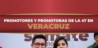 Felicidades a las y los nuevos promotores de la 4T en Veracruz