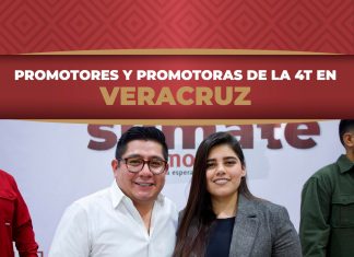 Felicidades a las y los nuevos promotores de la 4T en Veracruz