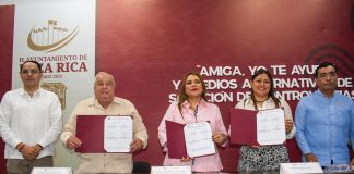 Poza Rica firma acuerdos contra la violencia de género