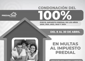 Últimos días de condonación de multas al Impuesto Predial