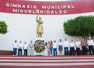 Conmemoran Natalicio de Miguel Hidalgo en Poza Rica