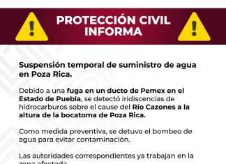 PC y Pemex atienden fuga de ducto en Poza Rica
