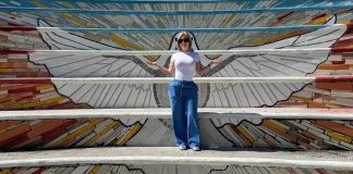 Inauguran vitro-mural “Redención” en el Cristo Redentor de Tihuatlán