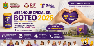 GOBIERNO DE VERACRUZ Y FUNDACIÓN TELETÓN DAN INICIO AL BOTEO 2026