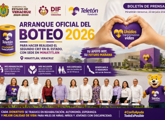 GOBIERNO DE VERACRUZ Y FUNDACIÓN TELETÓN DAN INICIO AL BOTEO 2026