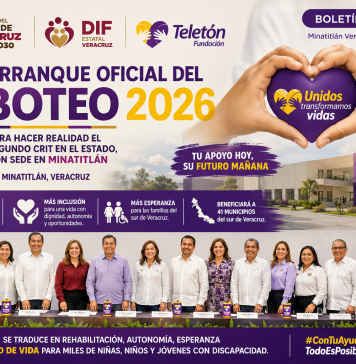 GOBIERNO DE VERACRUZ Y FUNDACIÓN TELETÓN DAN INICIO AL BOTEO 2026