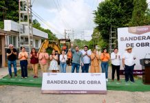 Gobierno de Tuxpan inicia pavimentación de calles en Santiago de la Peña
