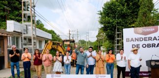 Gobierno de Tuxpan inicia pavimentación de calles en Santiago de la Peña
