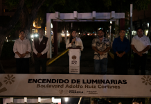 ILUMINAN PRIMERA ETAPA DEL CAMELLÓN CENTRAL DEL BLVD. ADOLFO RUIZ CORTINES PARA BRINDAR MAYOR SEGURIDAD A LAS FAMILIAS