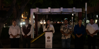 ILUMINAN PRIMERA ETAPA DEL CAMELLÓN CENTRAL DEL BLVD. ADOLFO RUIZ CORTINES PARA BRINDAR MAYOR SEGURIDAD A LAS FAMILIAS
