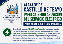 ALCALDE DE CASTILLO DE TEAYO IMPULSA REGULARIZACIÓN DEL SERVICIO ELÉCTRICO PARA BENEFICIAR A COMUNIDADES