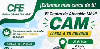 CFE LLEVARÁ SU CENTRO DE ATENCIÓN MÓVIL A CINCO SECTORES DE POZA RICA