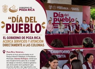 DÍA DEL PUEBLO: EL GOBIERNO DE POZA RICA ACERCA SERVICIOS Y ATENCIÓN DIRECTAMENTE A LAS COLONIAS