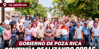 GOBIERNO DE POZA RICA CONTINÚA REALIZANDO OBRAS EN BENEFICIO DE LA POBLACIÓN