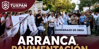 Arranca pavimentación de la calle Los Pinos; beneficiará a 2 mil personas