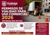 AYUNTAMIENTO DE TUXPAN INFORMA SOBRE LOS PERMISOS DE VIALIDAD PARA USO COMERCIAL 2026