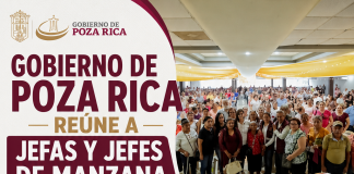 GOBIERNO DE POZA RICA REÚNE A JEFAS Y JEFES DE MANZANA PARA FORTALECER EL TRABAJO CON LAS COLONIAS