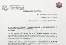 GOBIERNO DE TAMIAHUA MANTIENE HORARIOS HABITUALES PARA LA VENTA DE BEBIDAS ALCOHÓLICAS
