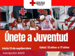 ¡Únete al Área de Juventud de Cruz Roja Mexicana, Delegación Poza Rica!