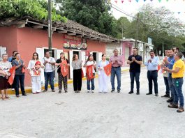 RAÚL HERNÁNDEZ GALLARDO ENTREGA OBRA NÚMERO 29; REHABILITAN DRENAJE PLUVIAL EN LA CALLE 5 DE MAYO