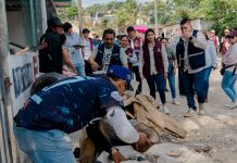 GOBIERNO DE POZA RICA LLEVA A CABO JORNADA DE DESCACHARRIZACIÓN EN LA COLONIA VICENTE HERRERA