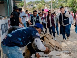 GOBIERNO DE POZA RICA LLEVA A CABO JORNADA DE DESCACHARRIZACIÓN EN LA COLONIA VICENTE HERRERA