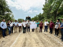 GOBIERNO DE CASTILLO DE TEAYO INICIA PAVIMENTACIÓN DEL CAMINO SANTA CRUZ–LAS FLORES EN LA CEIBA