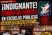 PADRES CUESTIONAN CUOTA DE $900, FAENAS Y MÁS COBROS EN PRIMARIA MÉXICO DE POZA RICA