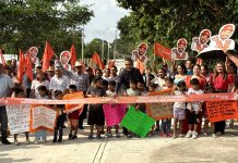 RAÚL HERNÁNDEZ GALLARDO ENTREGA PAVIMENTACIÓN EN EL ORIENTE; ES LA OBRA NÚMERO 27 DE SU ADMINISTRACIÓN