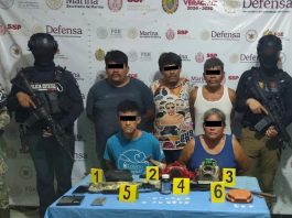 SSP y fuerzas federales detienen a 14 presuntos integrantes de grupos delictivos