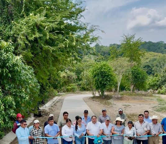 GOBIERNO MUNICIPAL ENTREGA OBRA DE CONCRETO HIDRÁULICO EN PALMA REAL