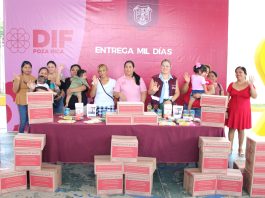 DIF POZA RICA ENTREGA APOYOS ALIMENTARIOS DEL PROGRAMA 1,000 DÍAS DE VIDA