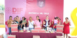 DIF POZA RICA ENTREGA APOYOS ALIMENTARIOS DEL PROGRAMA 1,000 DÍAS DE VIDA