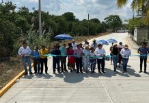 AYUNTAMIENTO DE CASTILLO DE TEAYO ENTREGA OBRA DE PAVIMENTACIÓN EN EL NARANJAL