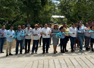 ENTREGAN OBRAS DE CONCRETO HIDRÁULICO EN AMÉRICAS GRANDES
