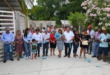 ENTREGA GOBIERNO MUNICIPAL OBRA DE PAVIMENTACIÓN EN PASO DE LAS FLORES