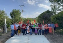 GOBIERNO DE TIHUATLÁN ENTREGA NUEVA RAMPA DE CONCRETO HIDRÁULICO EN OCOTEPEC