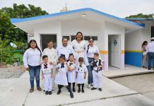OBED MÉNDEZ ENTREGA NUEVOS SANITARIOS EN EL JARDÍN DE NIÑOS “ANA MARÍA URRUTIA”